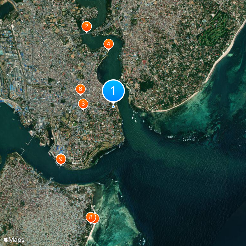 Fort Jesus Museum Map