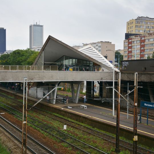 West footbridge at Warszawa Ochota