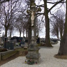 Pamětní kříž na hřbitově v Jemnici