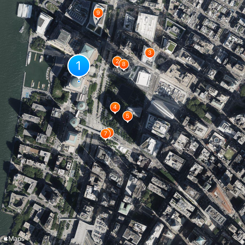 Two World Financial Center Mappa