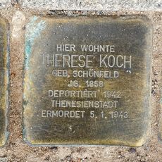Stolperstein dedicated to Hulda  Koch