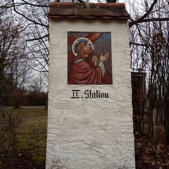 Kreuzwegstation Nähe Ostringstraße in Hausen