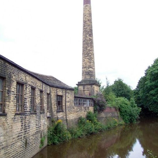 Chimney Stack On North Side Of Tail Race At Armley Mills