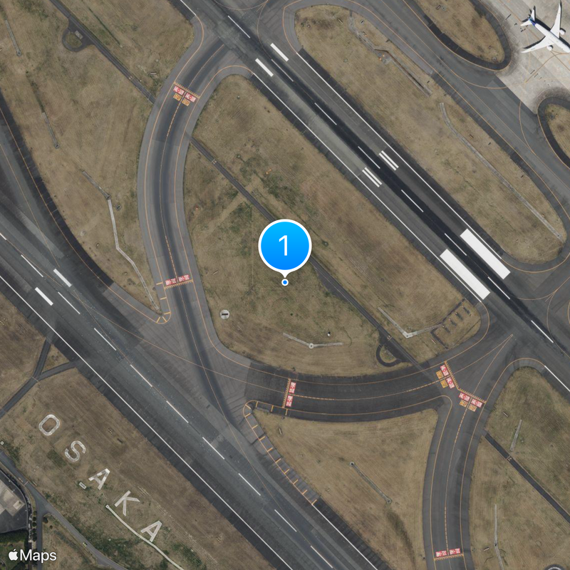 Osaka International Airport Map