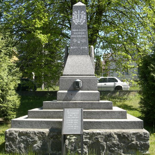 World War I memorial in Hrejkovice