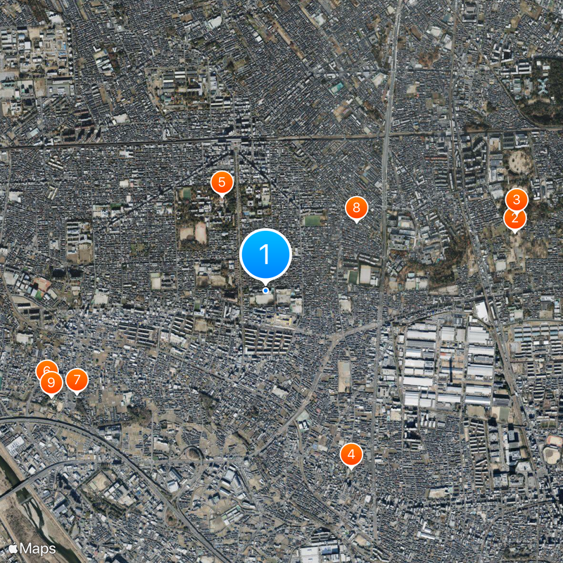 Tokyo Metropolitan Kunitachi Senior High School Map