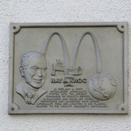 Pamětní deska Ray A. Krocovi