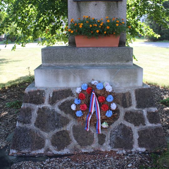 World War II memorial in Libomyšl