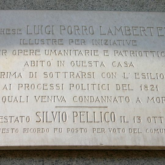 Targa a Luigi Porro Lambertenghi