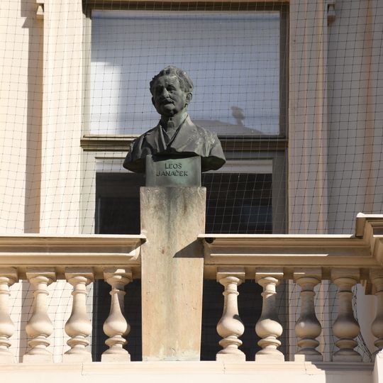 Busta Leoše Janáčka na vile Chleborád