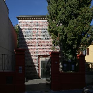 Facade of the Domus Mazziniana in Via Massimo D'Azeglio