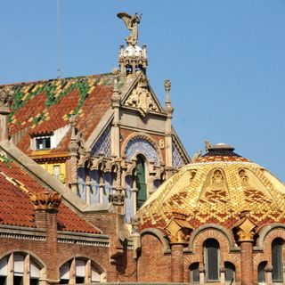 Ceràmica i mosaics de l'Hospital de la Santa Creu i Sant Pau