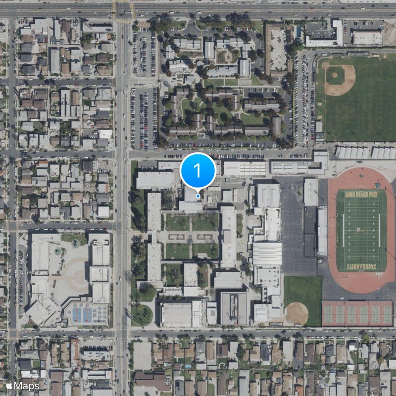 Long Beach Polytechnic High School Map