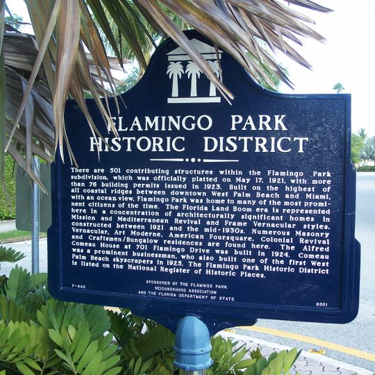 Flamingo Park Historic Residential District