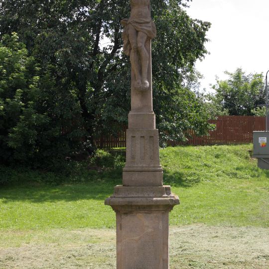 Kamenný kříž v Hajanech