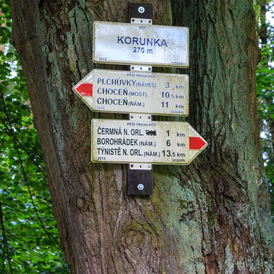 Rozcestník Korunka
