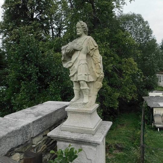 Socha svatého Donáta na mostě v Úsobí