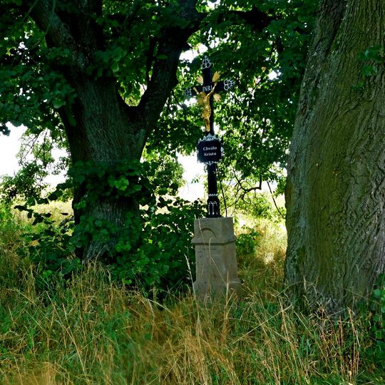 Kříž u silnice jihovýchodně od Horních Rápotic