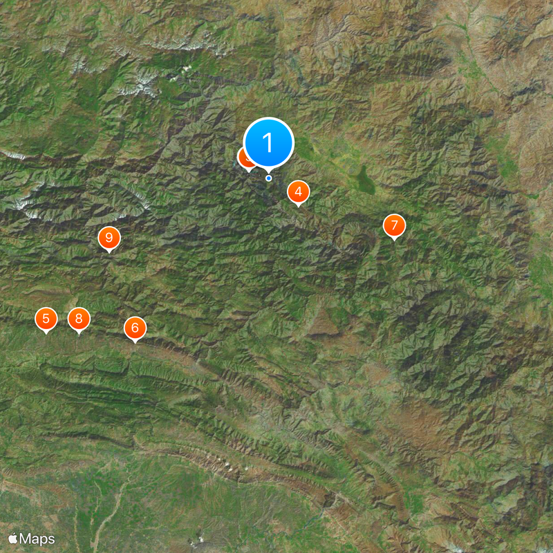 Provincia de Hakkâri Mapa