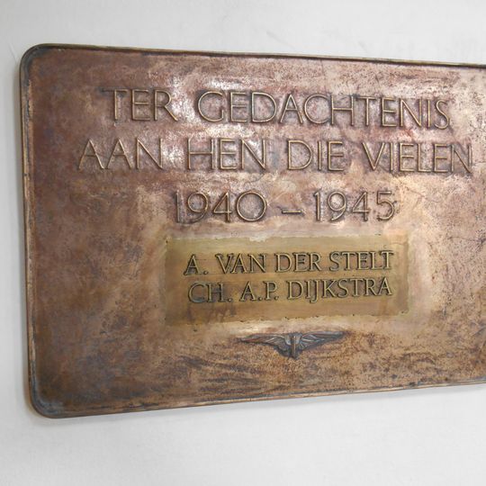 Plaquette in het NS-station