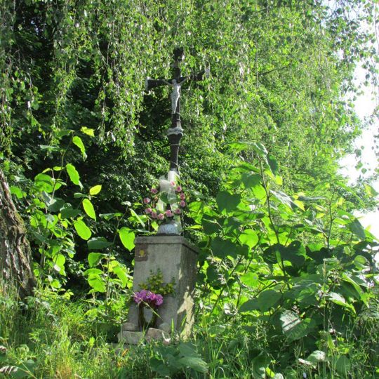 Kříž u zemědělského družstva na západním okraji Krasíkovic