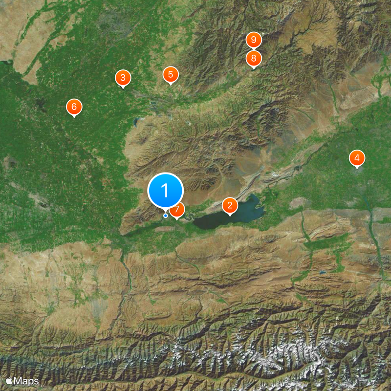 Alexandria Eschate Mapa