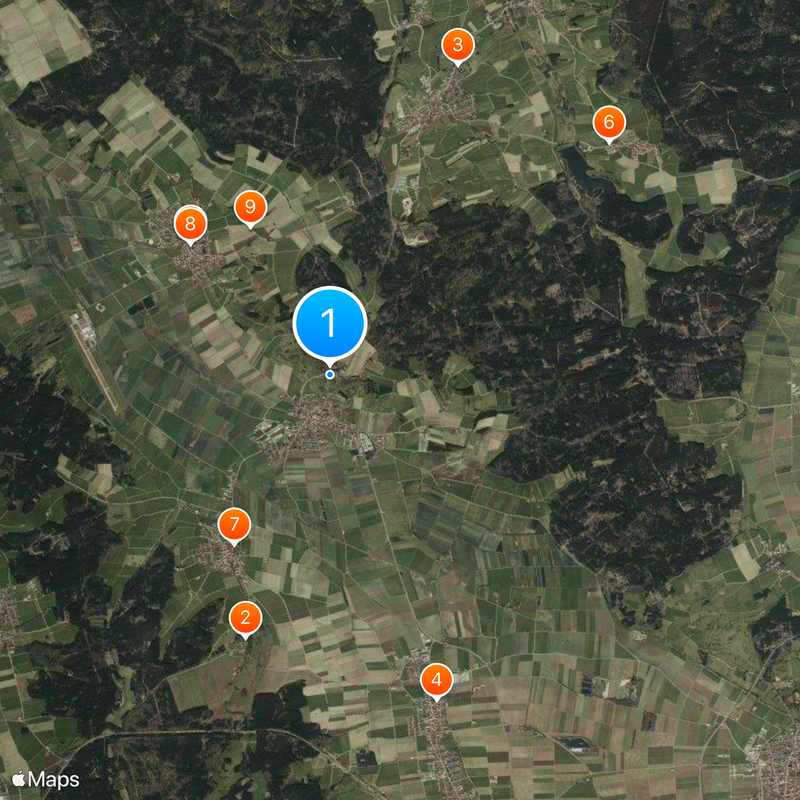 Cultural heritage D-7-7829-0028 in Tussenhausen Mappa