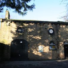 Storehouse (formerly carriage house to Highlee Hall)