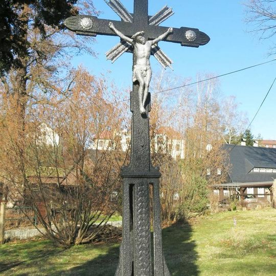 Kříž v Barvířské ulici v Rumburku