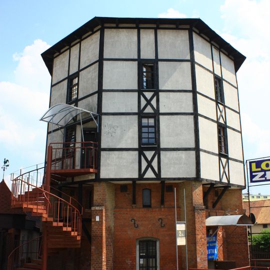 Water tower in Olsztyn, 2a Zientary-Malewskiej Street