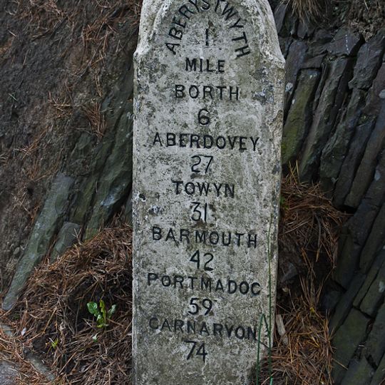 Milestone, Penglais Road, Penglais