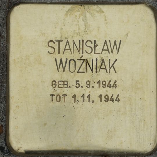Stolperstein en memoria de Stanisław Woźniak