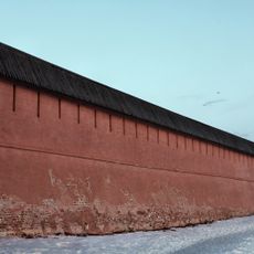 Прясло западной стены между Юго-западной наугольной башней и Водяной башней (Суздаль)