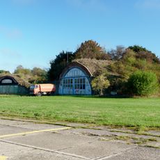 Shelter bzw. geschlossene Deckung für Flugzeuge (als Gesamtanlage) Großenhain