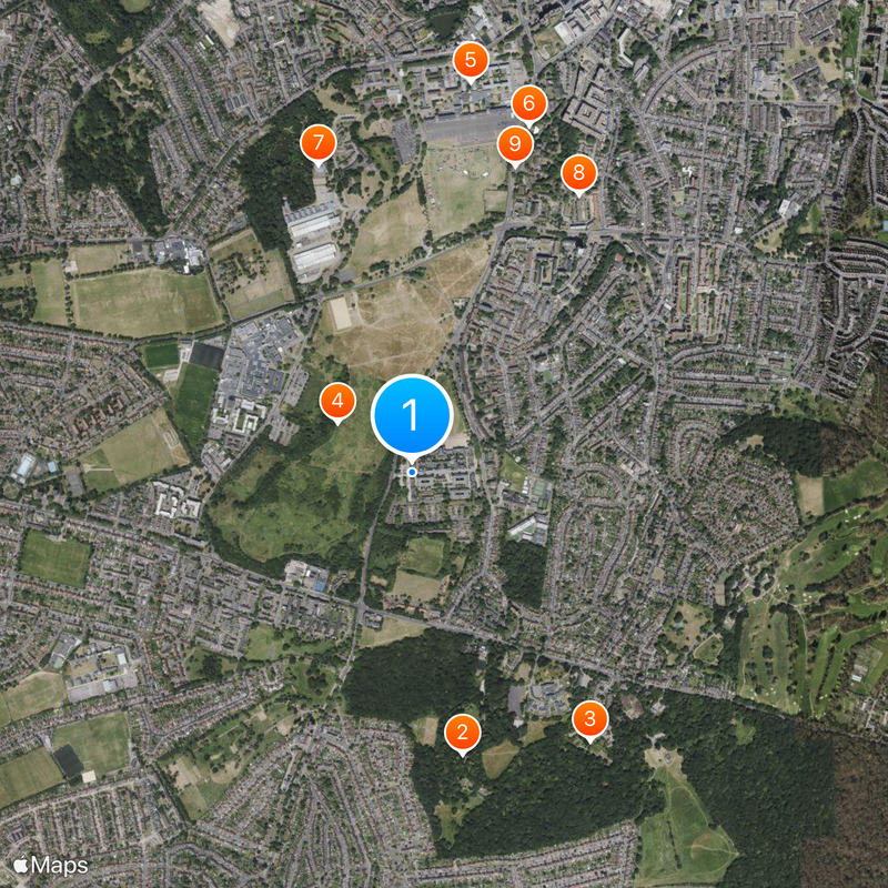 Royal Military College, Sandhurst Map