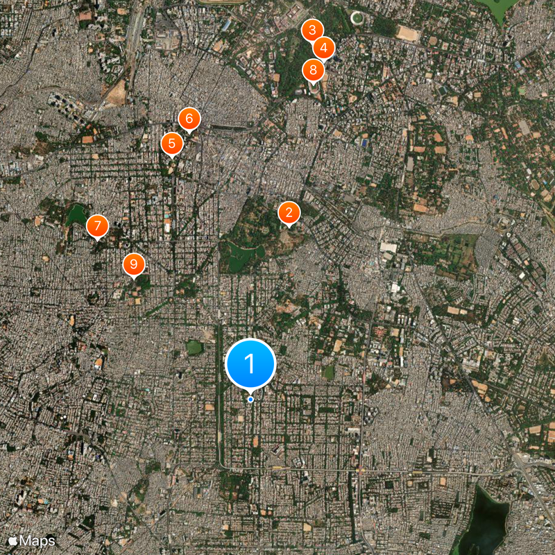 Meghana Foods Map