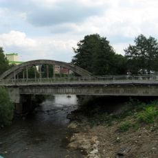 Most Citické ulice přes Svatavu v Sokolově