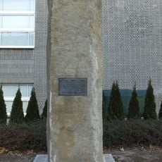 World War II monument in Warsaw University of Technology