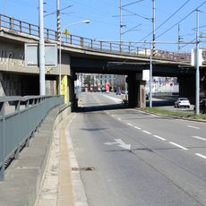 Railway bridge over Koliště street