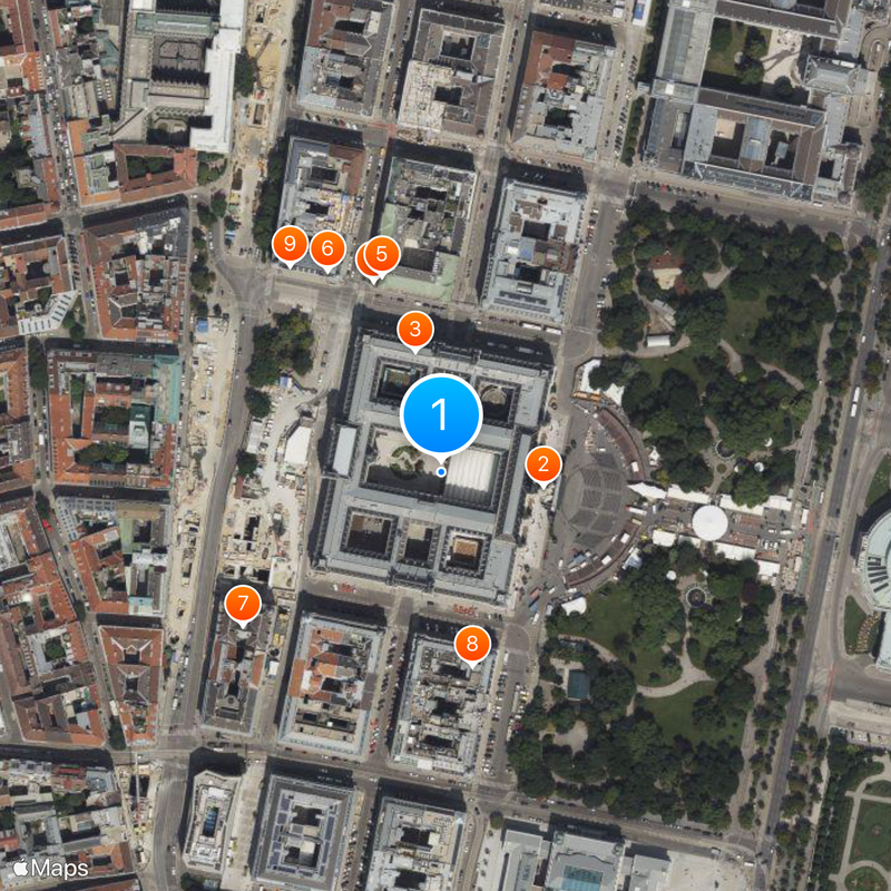 Vienna City Hall Map