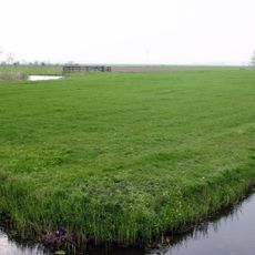 Terrein waarin sporen van een begraving