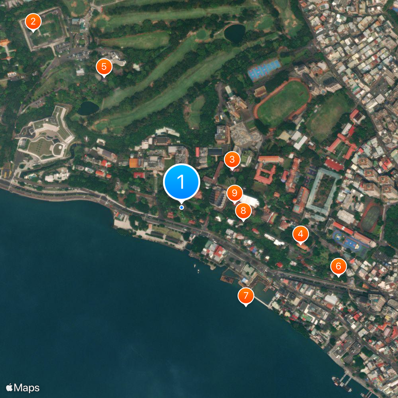 Fort Santo Domingo Map