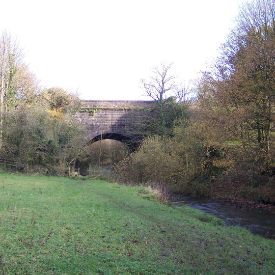 Leeds Liverpool Canal, Canal Aqueduct Over River Douglas At Sd 599 124