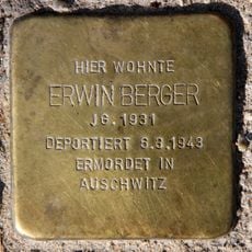 Stolperstein dedicated to Erwin Berger