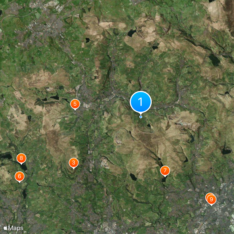 Rossendale Mappa
