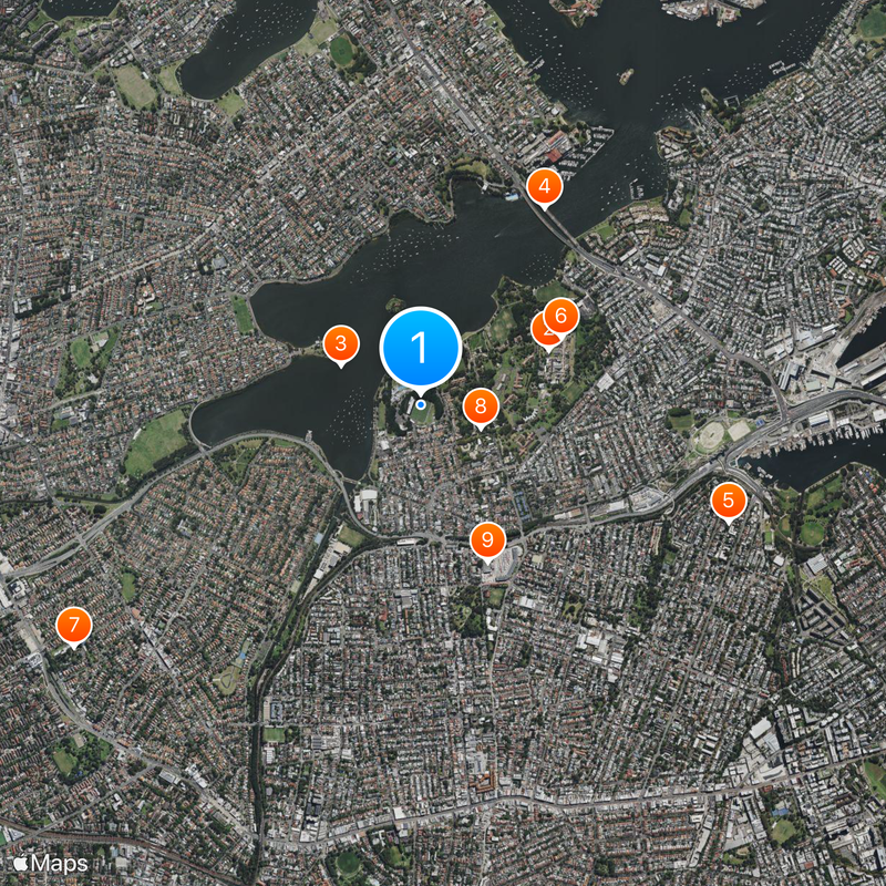 Leichhardt Oval Map