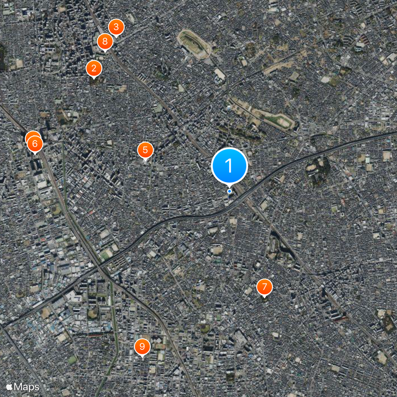 浦和實業學園中學校、高等學校 Map