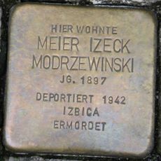 Stolperstein en memoria de Meier Izeck Modrzewinski
