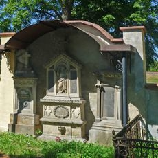 Náhrobky F. A. Wenische, rodiny Pertholdů a rodiny Bernt