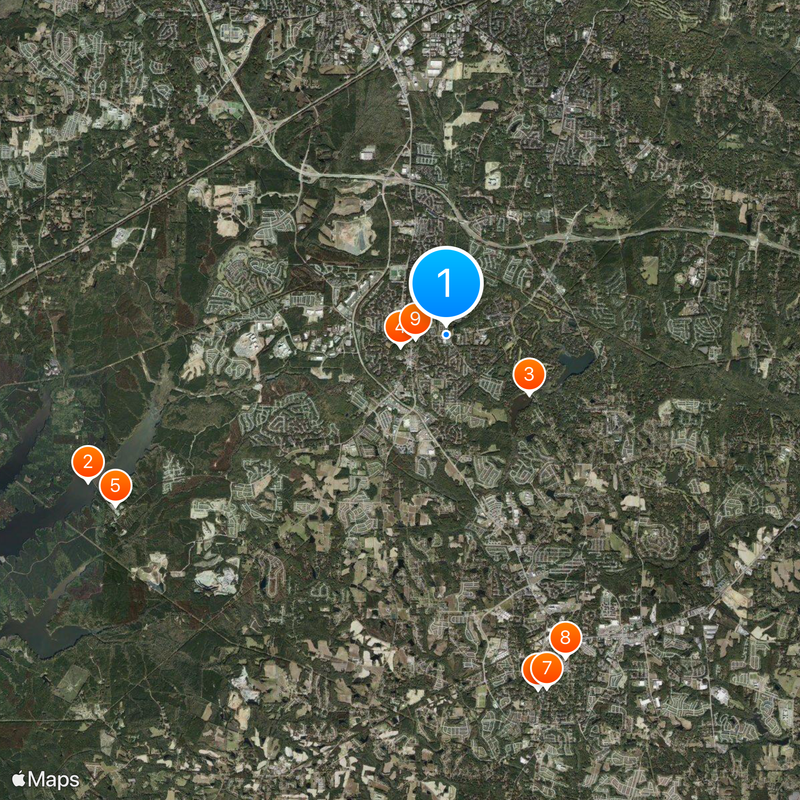 Holly Springs Map